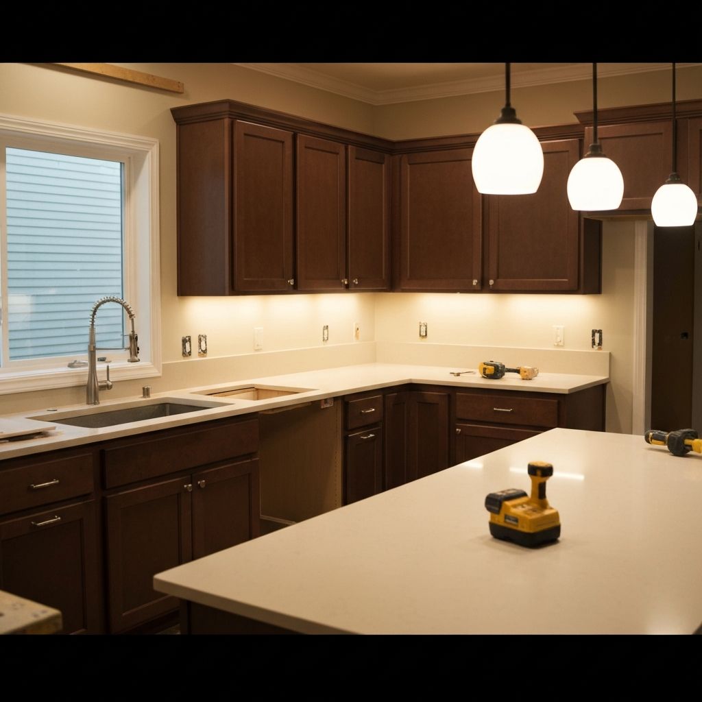 Kitchen remodel in progress